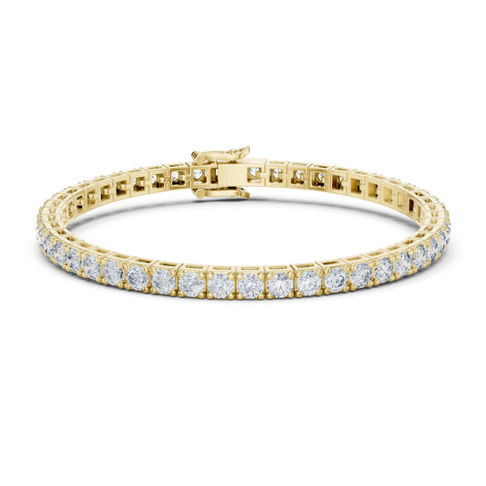 Round Tennis Lab Grown Diamond Bracelet