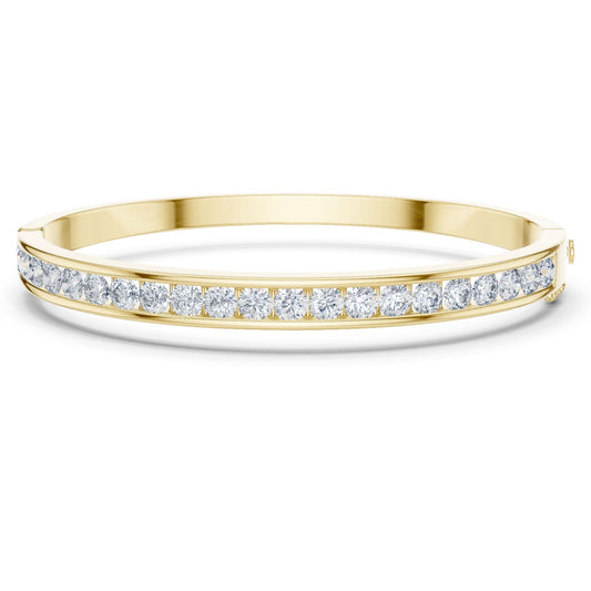Round Bangle Lab Grown Diamond Bracelet