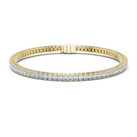Round Tennis Lab Grown Diamond Bracelet