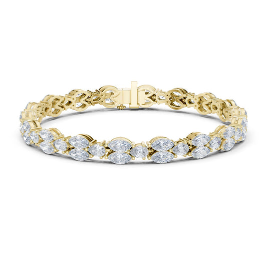 Marquise Tennis Lab Grown Diamond Bracelet