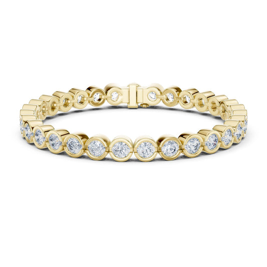 Round Tennis Lab Grown Diamond Bracelet