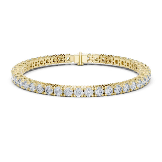 Round Tennis Lab Grown Diamond Bracelet