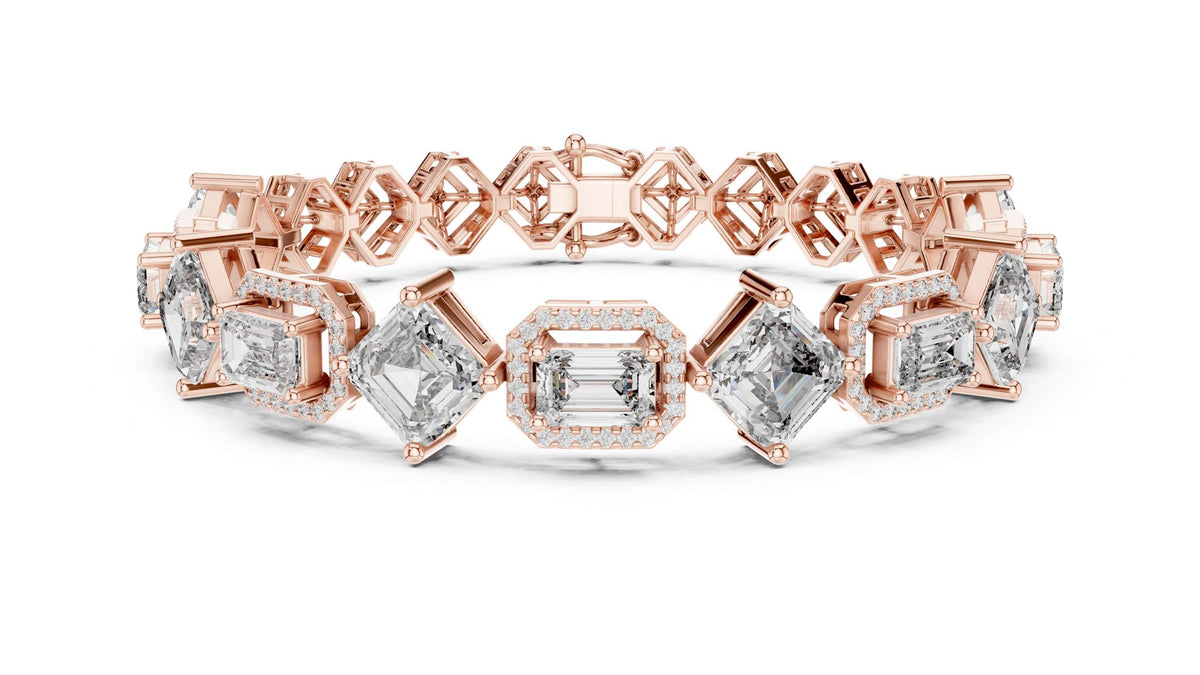 Emerald Link Lab Grown Diamond Bracelet