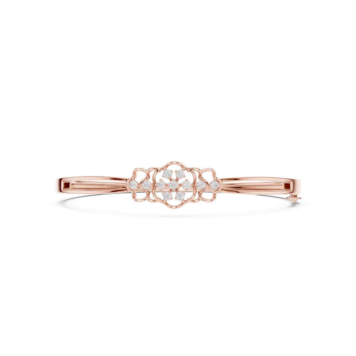 Round Bangle Lab Grown Diamond Bracelet