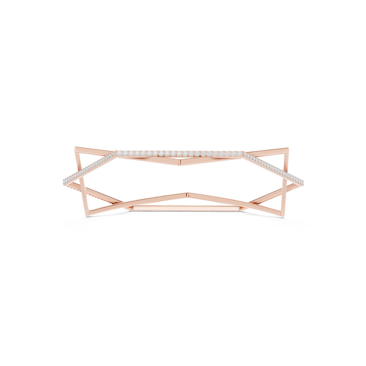 Round Bangle Lab Grown Diamond Bracelet