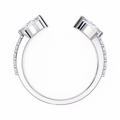 14K White Gold Lab Grown Diamond Band