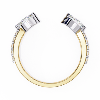 14K White Gold Lab Grown Diamond Band