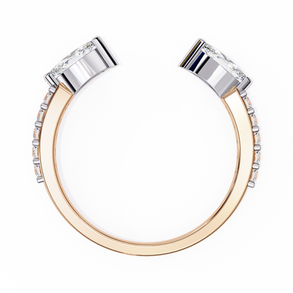 14K White Gold Lab Grown Diamond Band