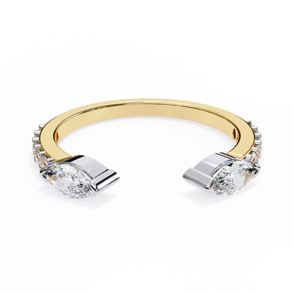 14K White Gold Lab Grown Diamond Band
