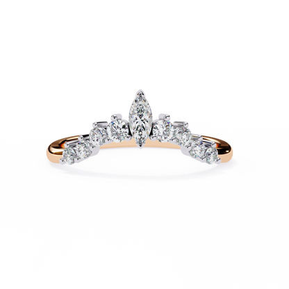 14K White Gold Lab Grown Diamond Band