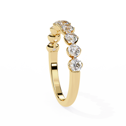 14K White Gold Lab Grown Diamond Band (Copy)