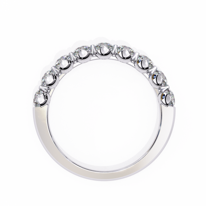 14K White Gold Lab Grown Diamond Band (Copy)