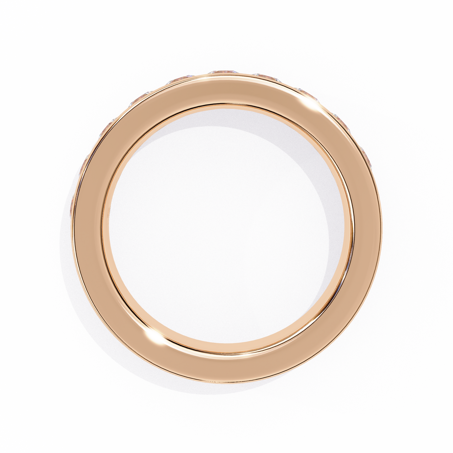 14K White Gold Lab Grown Diamond Band