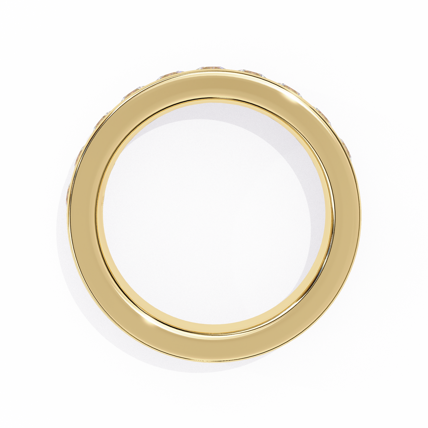 14K White Gold Lab Grown Diamond Band