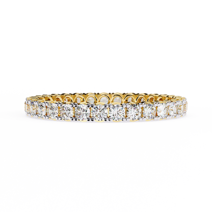 14K White Gold Lab Grown Diamond Band