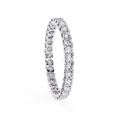 14K White Gold Lab Grown Diamond Band