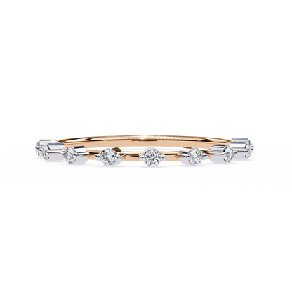 14K White Gold Lab Grown Diamond Band