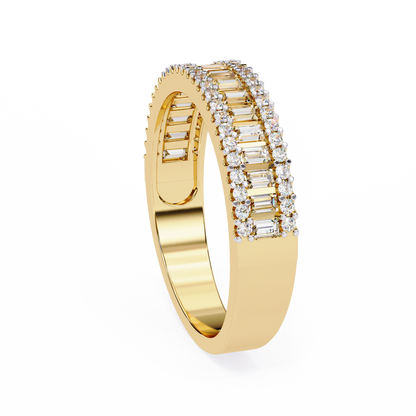 14K White Gold Lab Grown Diamond Band