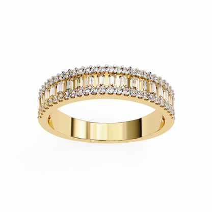 14K White Gold Lab Grown Diamond Band