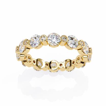14K White Gold Lab Grown Diamond Band