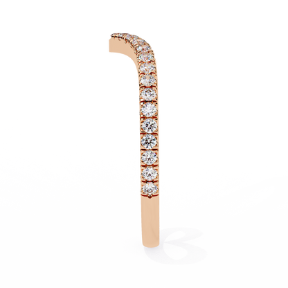 14K White Gold Lab Grown Diamond Band