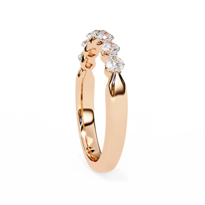 14K White Gold Lab Grown Diamond Band