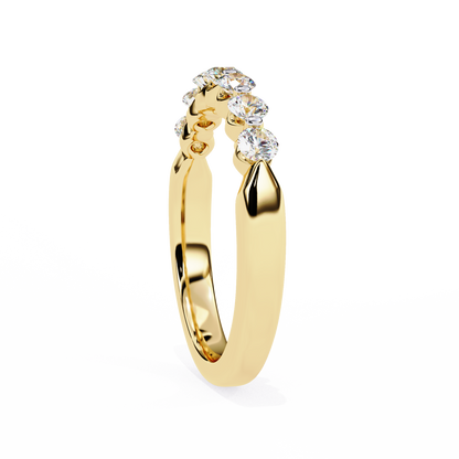 14K White Gold Lab Grown Diamond Band