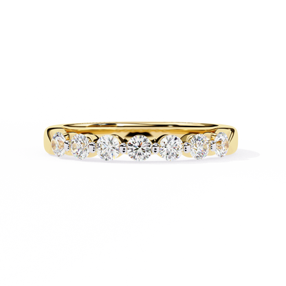 14K White Gold Lab Grown Diamond Band
