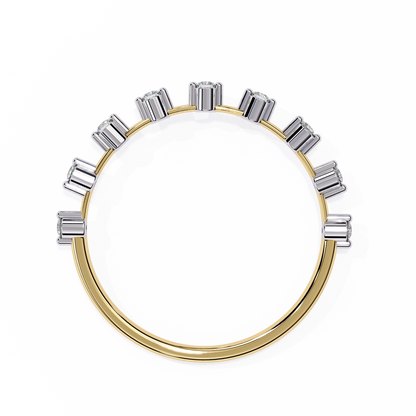 14K White Gold Lab Grown Diamond Band