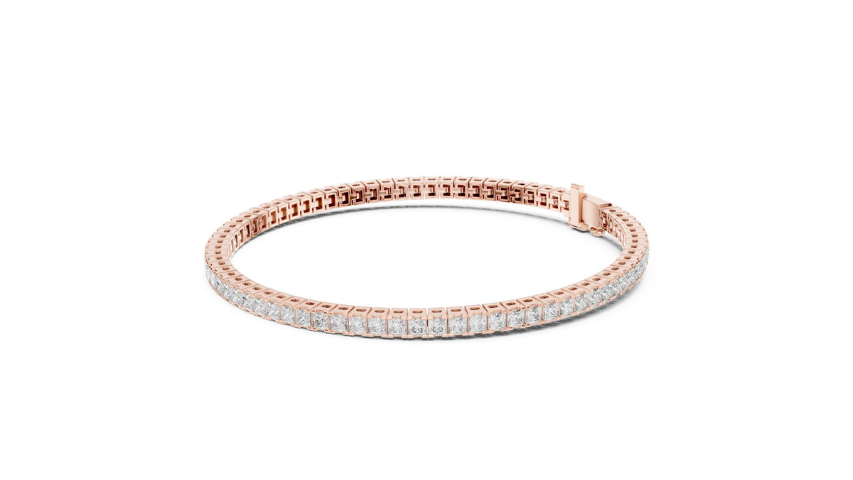 Princess Tennis Lab Grown Diamond Bracelet