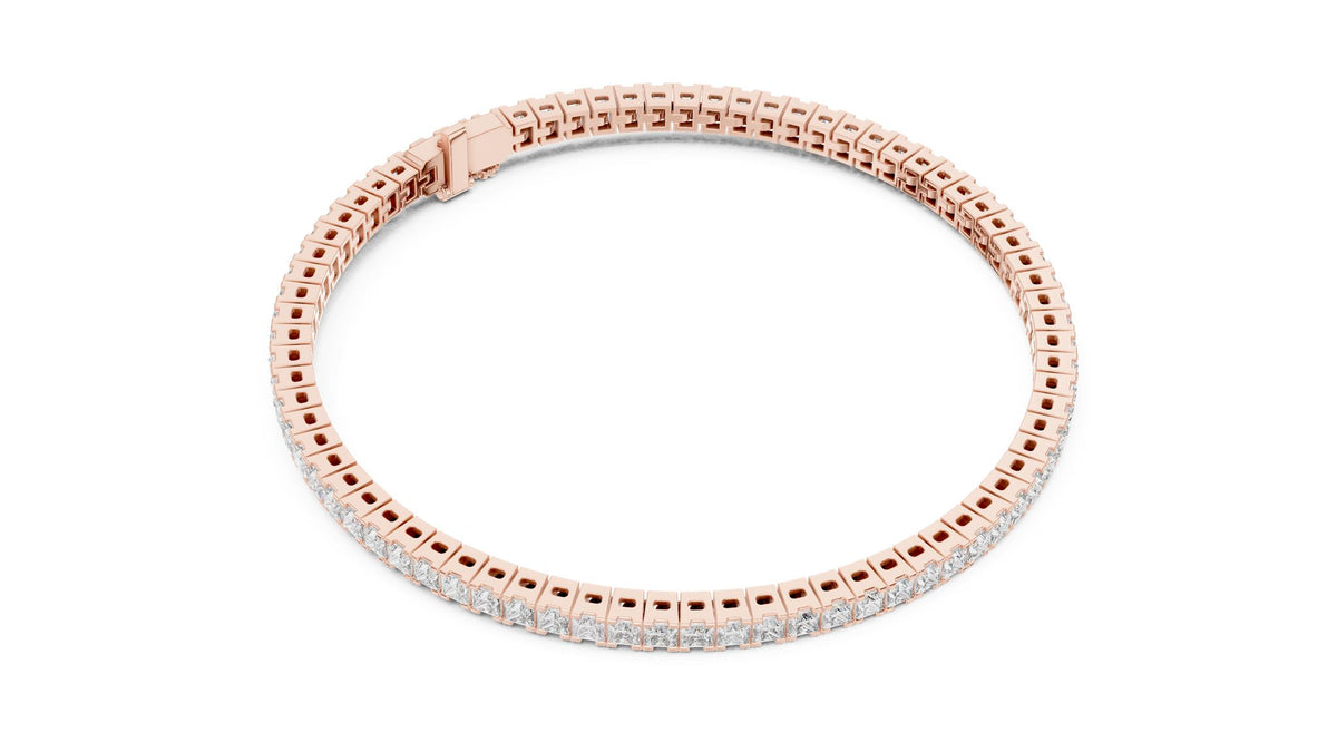 Princess Tennis Lab Grown Diamond Bracelet