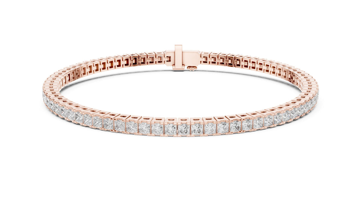 Princess Tennis Lab Grown Diamond Bracelet