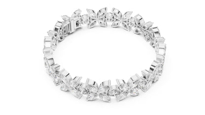 Marquise Cluster Lab Grown Diamond Bracelet