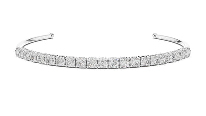 Round Bangle Lab Grown Diamond Bracelet