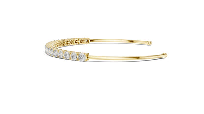Round Bangle Lab Grown Diamond Bracelet