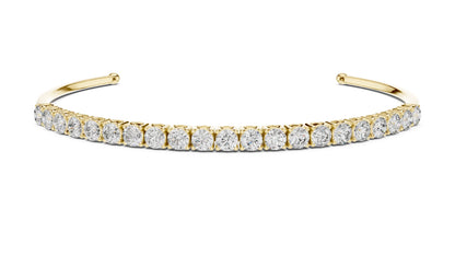 Round Bangle Lab Grown Diamond Bracelet