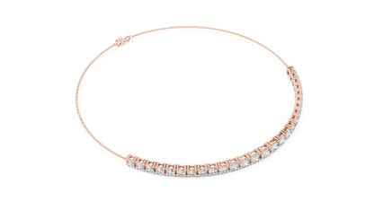 Round Bangle Lab Grown Diamond Bracelet