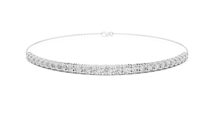 Round Bangle Lab Grown Diamond Bracelet