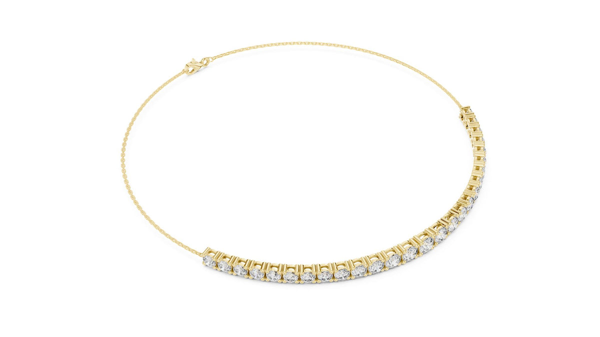 Round Bangle Lab Grown Diamond Bracelet