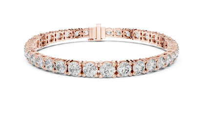 Round Tennis Lab Grown Diamond Bracelet