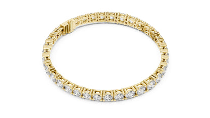 Round Tennis Lab Grown Diamond Bracelet