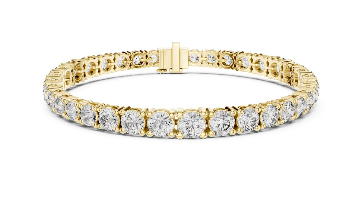 Round Tennis Lab Grown Diamond Bracelet