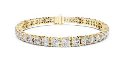 Round Tennis Lab Grown Diamond Bracelet