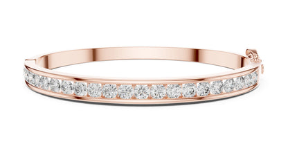 Round Bangle Lab Grown Diamond Bracelet
