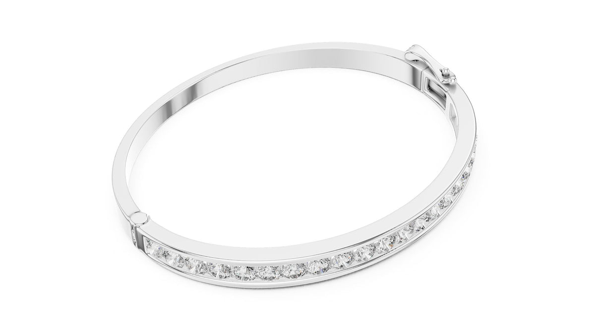 Round Bangle Lab Grown Diamond Bracelet