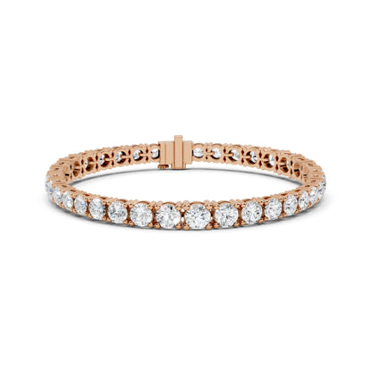 Round Tennis Lab Grown Diamond Bracelet