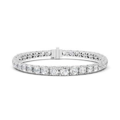 Round Tennis Lab Grown Diamond Bracelet