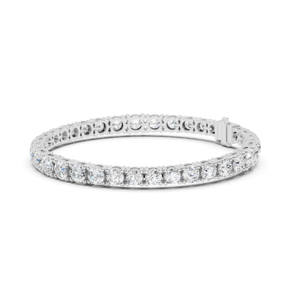 Round Tennis Lab Grown Diamond Bracelet