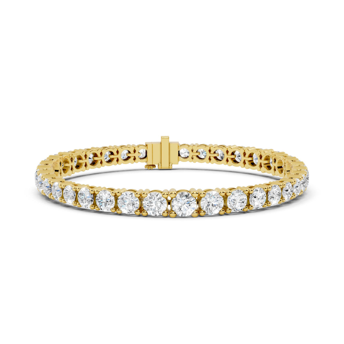 Round Tennis Lab Grown Diamond Bracelet