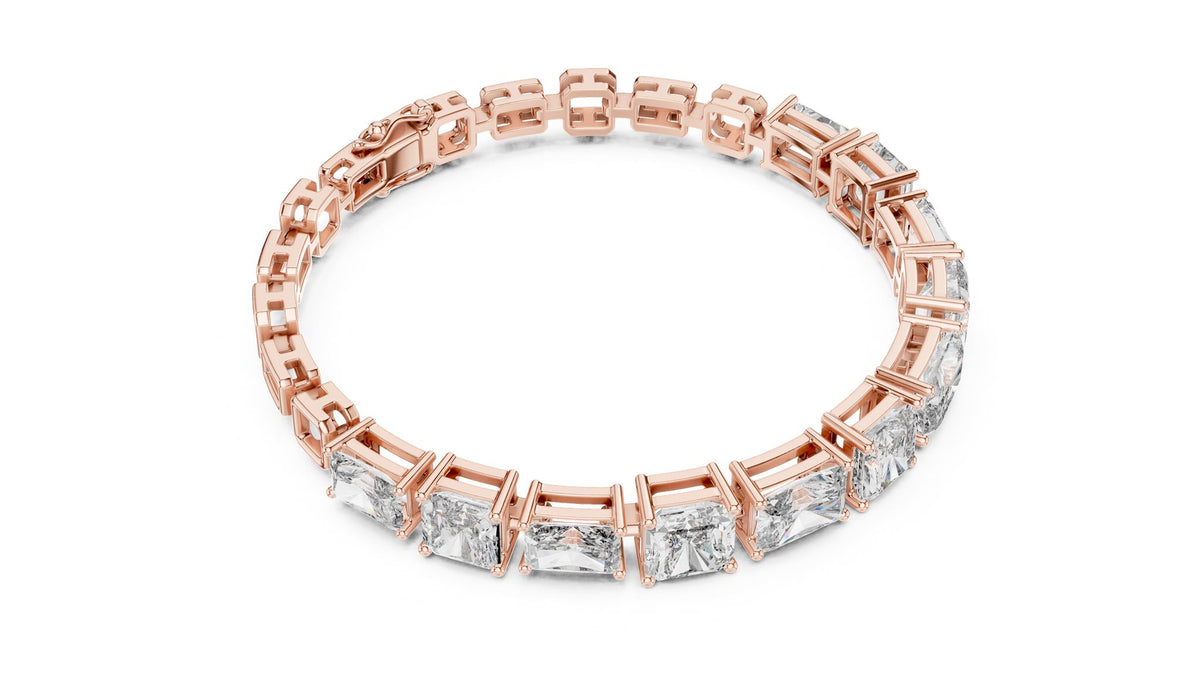 Princess Tennis Lab Grown Diamond Bracelet
